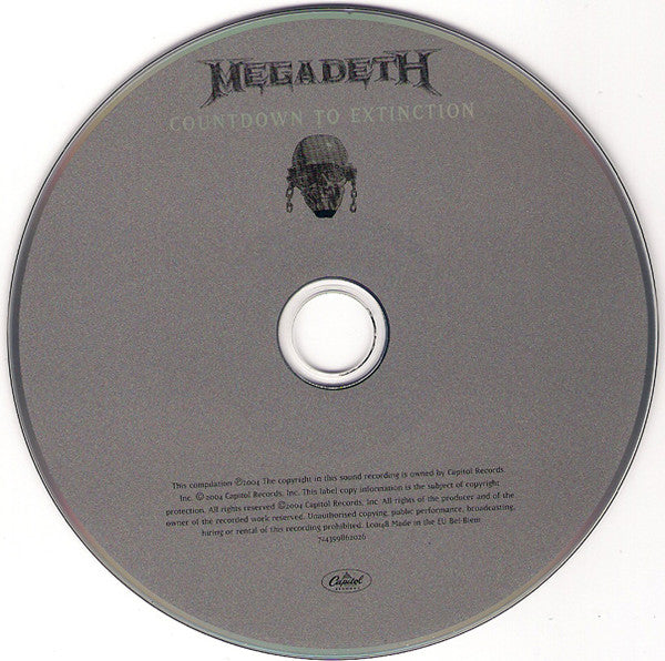 Megadeth : Countdown To Extinction (CD, Album, RE, RM, RP)