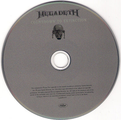 Megadeth : Countdown To Extinction (CD, Album, RE, RM, RP)