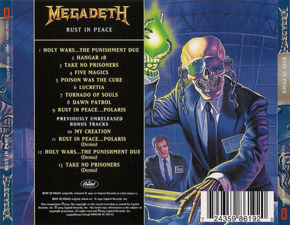 Megadeth : Rust In Peace (CD, Album, RE, RM)