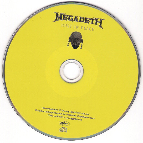 Megadeth : Rust In Peace (CD, Album, RE, RM)