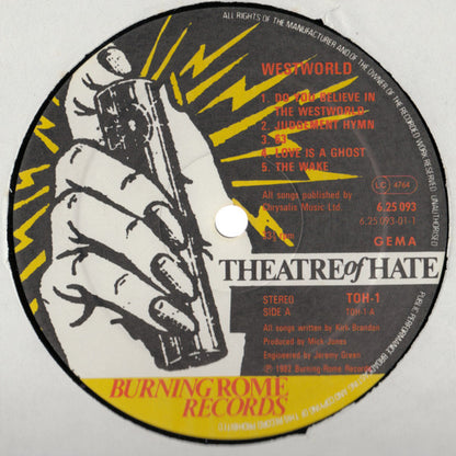 Theatre Of Hate : Westworld (LP, Album)