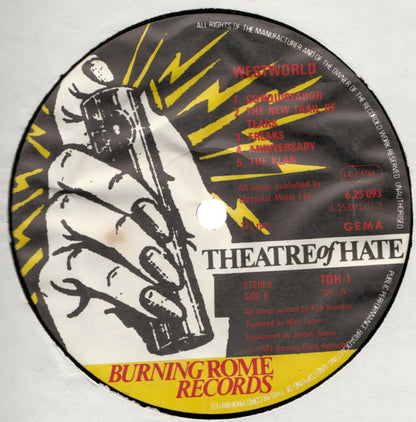 Theatre Of Hate : Westworld (LP, Album)