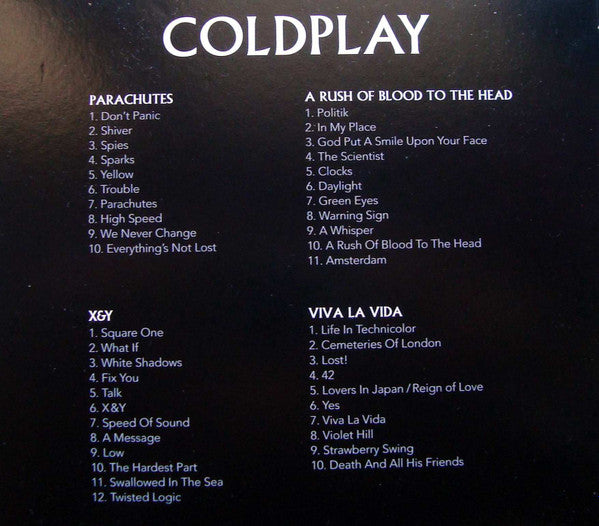 Coldplay : 4CD Catalogue Set (Box, Comp, Ltd, RE + CD, Album, RE, RP + CD, Album)