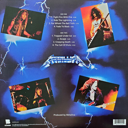 Metallica : Ride The Lightning (LP, Album, RE, RM)