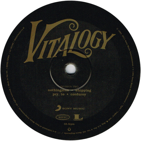 Pearl Jam : Vitalogy (2xLP, Album, RE, RM, 180)