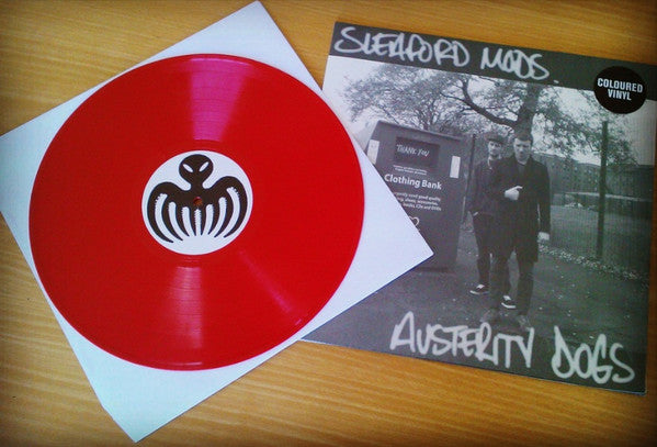 Sleaford Mods : Austerity Dogs (LP, Album, RE, Red)