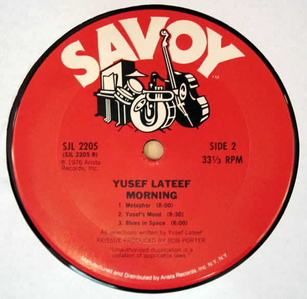 Yusef Lateef : Morning (2xLP, Comp, RE, Gat)