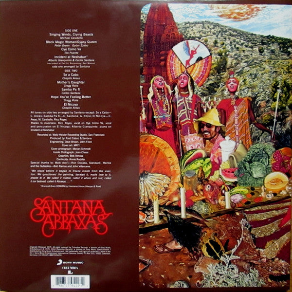 Santana : Abraxas (LP, Album, RE, RM, 180)