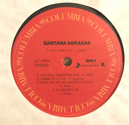 Santana : Abraxas (LP, Album, RE, RM, 180)