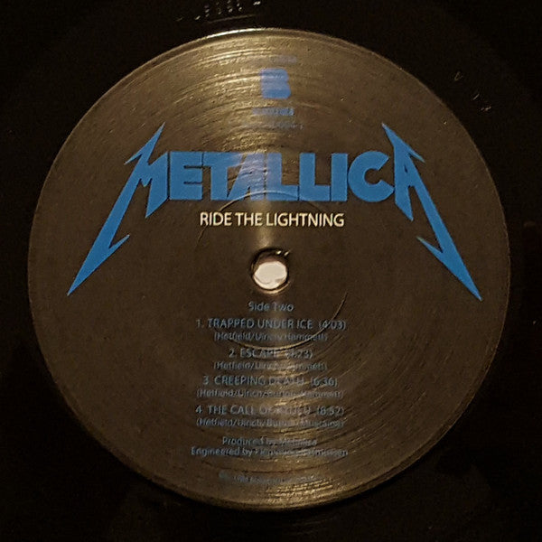 Metallica : Ride The Lightning (LP, Album, RE, RM)