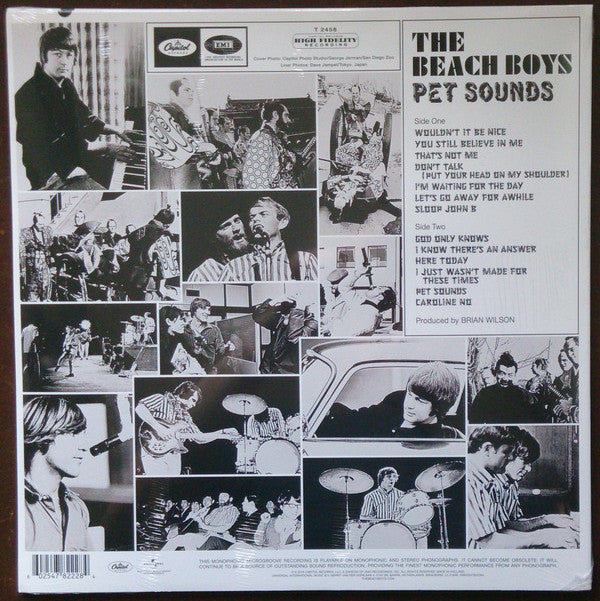 The Beach Boys : Pet Sounds (LP, Album, Mono, RE, 180)