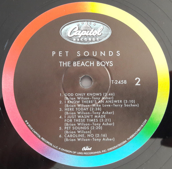 The Beach Boys : Pet Sounds (LP, Album, Mono, RE, 180)