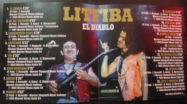 Litfiba : El Diablo (CD, Comp)