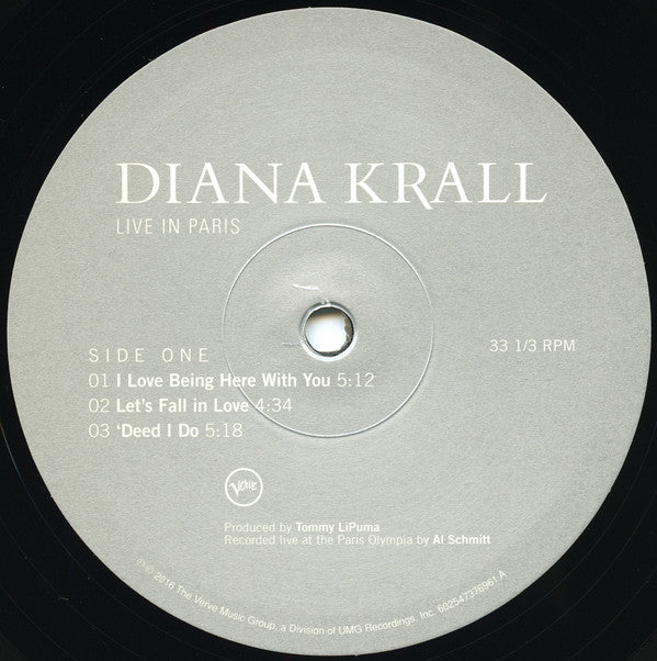 Diana Krall : Live In Paris (2xLP, Album, RE, 180)