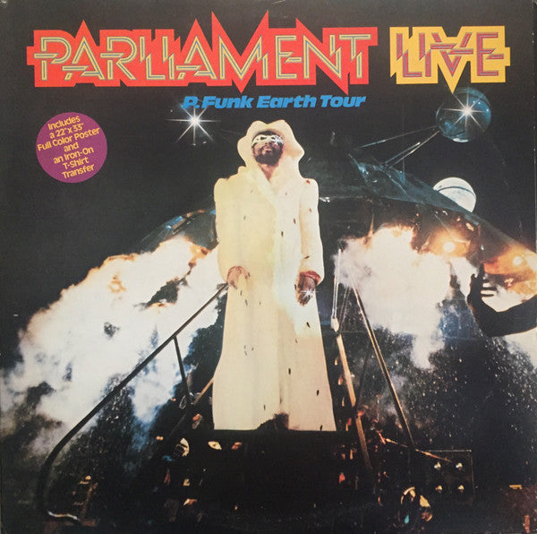 Parliament : Live - P.Funk Earth Tour (2xLP, Album, Ter)