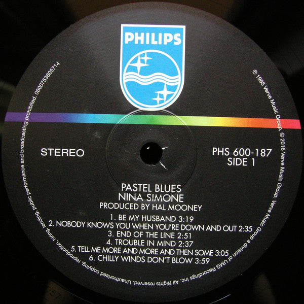 Nina Simone : Pastel Blues (LP, Album, RE, 180)