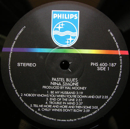 Nina Simone : Pastel Blues (LP, Album, RE, 180)