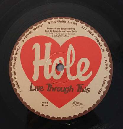 Hole (2) : Live Through This (LP, Album, RE, 180)