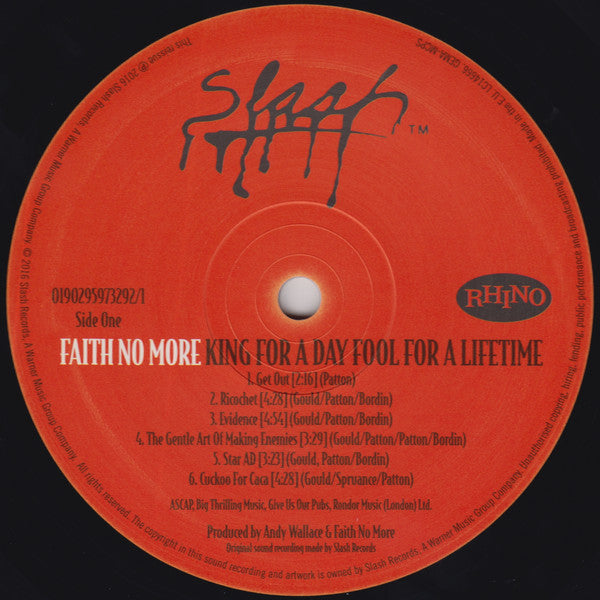 Faith No More : King For A Day Fool For A Lifetime (2xLP, Album, RE, RM, Gat)