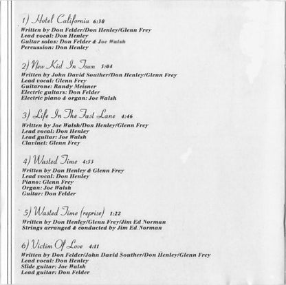 Eagles : Hotel California (CD, Album, RE)