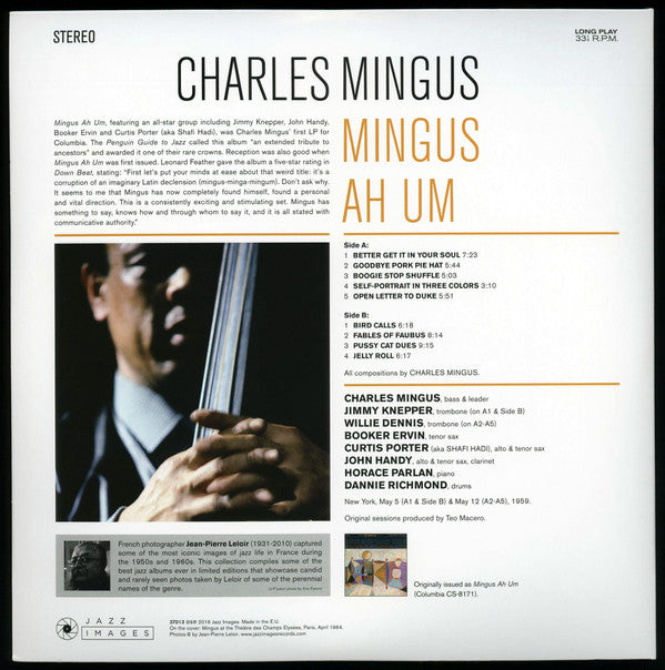 Charles Mingus : Mingus Ah Um (LP, Album, Dlx, Ltd, RE, 180)