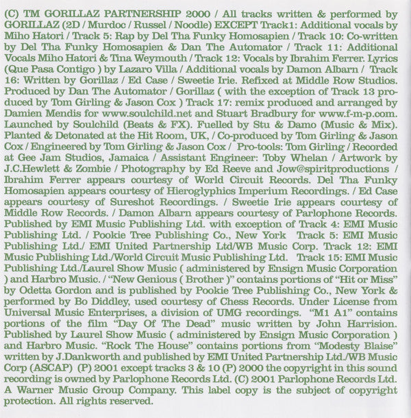 Gorillaz : Gorillaz (CD, Album, Enh, RE, S/Edition)