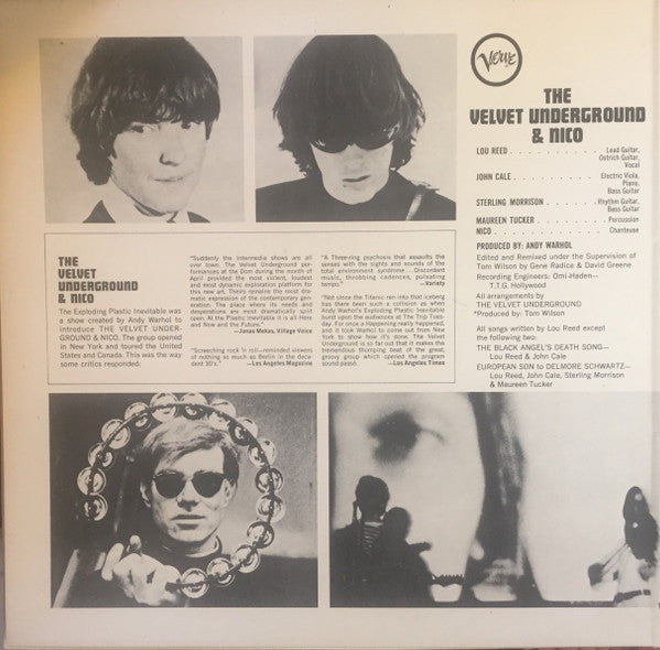 The Velvet Underground & Nico (3) : The Velvet Underground & Nico (LP, Album, RE)