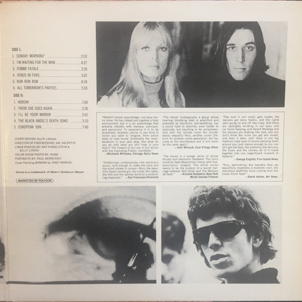 The Velvet Underground & Nico (3) : The Velvet Underground & Nico (LP, Album, RE)