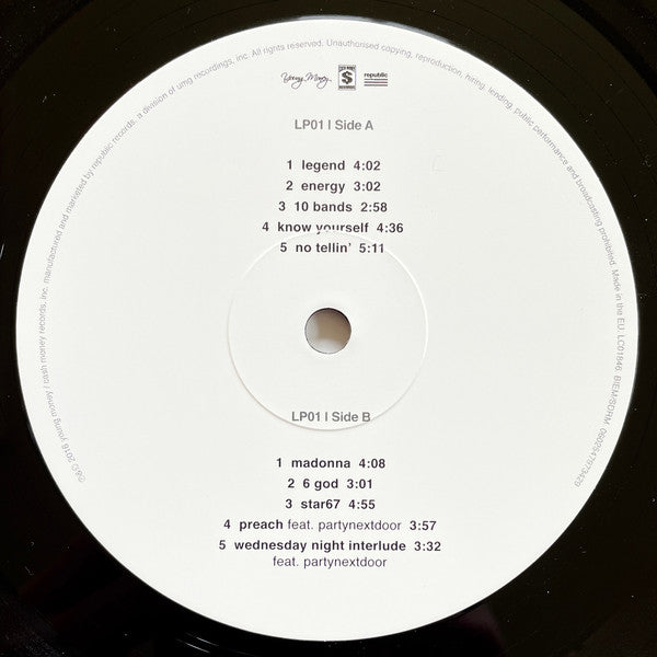 Drake : If You're Reading This It's Too Late (2xLP, Mixtape)