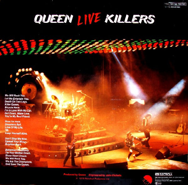 Queen : Live Killers (2xLP, Album, Gat)