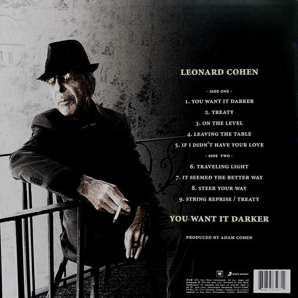 Leonard Cohen : You Want It Darker (LP, Album)