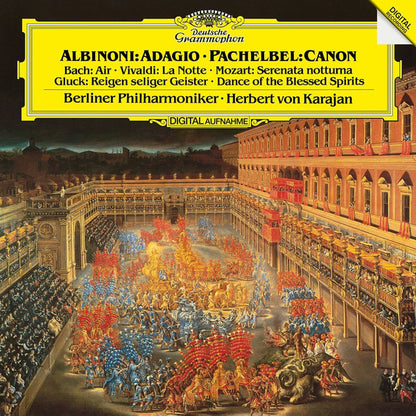 Tomaso Albinoni, Johann Pachelbel, Berliner Philharmoniker, Herbert von Karajan : Albinoni: Adagio, Pachelbel: Canon (LP, Album, RE)