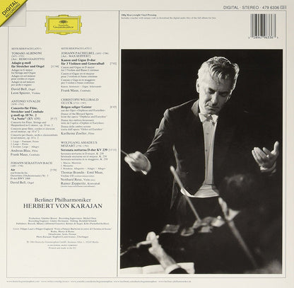 Tomaso Albinoni, Johann Pachelbel, Berliner Philharmoniker, Herbert von Karajan : Albinoni: Adagio, Pachelbel: Canon (LP, Album, RE)