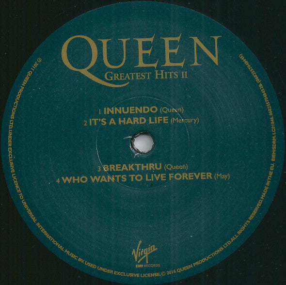 Queen : Greatest Hits II (2xLP, Comp, RE, RM, Gat)