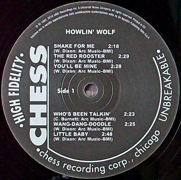 Howlin' Wolf : Howlin' Wolf (LP, Album, RE, 180)