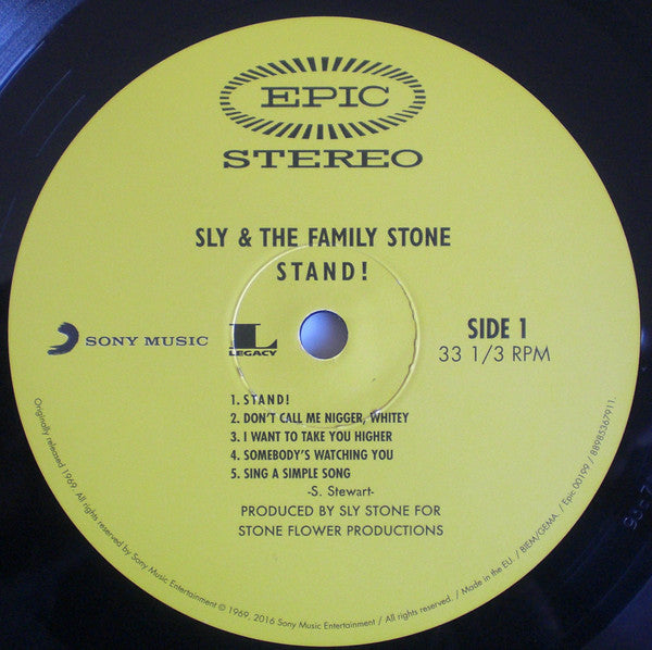 Sly & The Family Stone : Stand! (LP, Album, RE, 180)