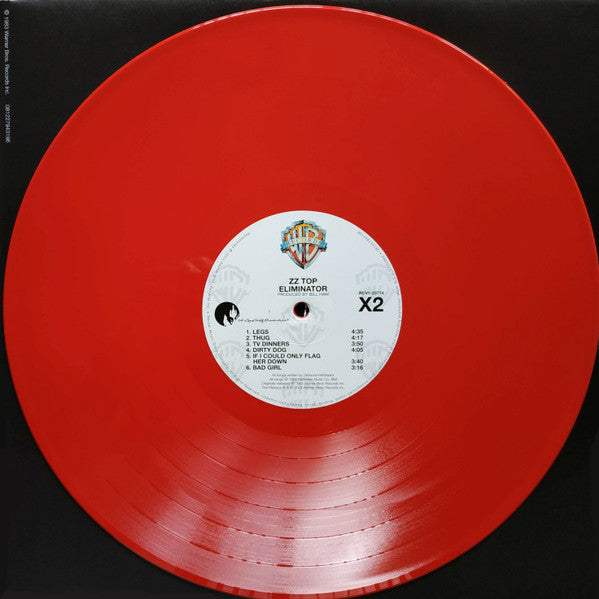 ZZ Top : Eliminator (LP, Album, RE, RM, Red)