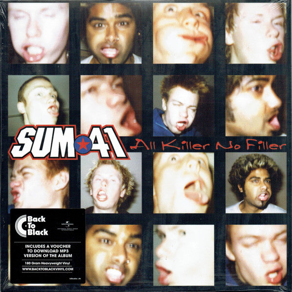 Sum 41 : All Killer No Filler (LP, Album, RE, 180)