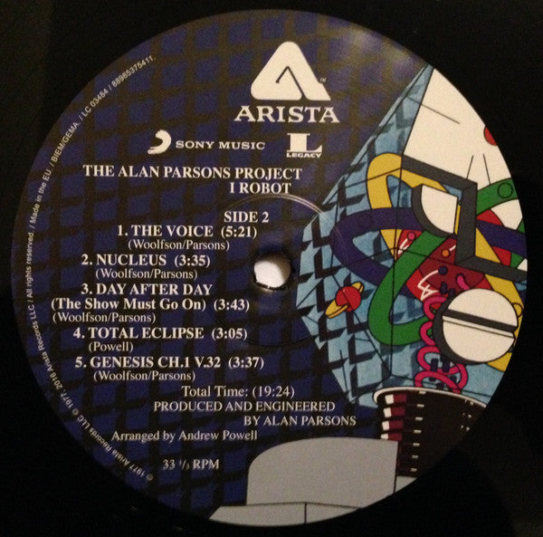 The Alan Parsons Project : I Robot (LP, Album, RE, 180)