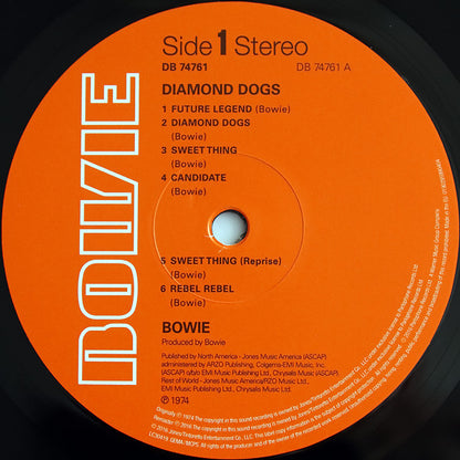 Bowie* : Diamond Dogs (LP, Album, RE, RM, 180)