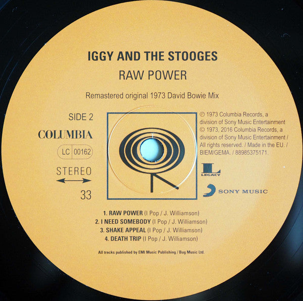 Iggy And The Stooges* : Raw Power (LP, Album + LP, Album + RE, RM, RP, S/Edition, 180)