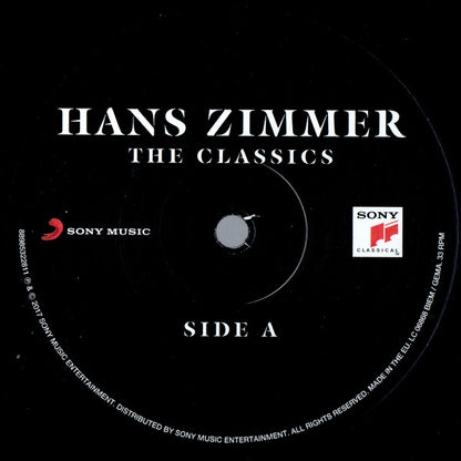 Hans Zimmer : The Classics (2xLP, Comp, Ltd, 180)