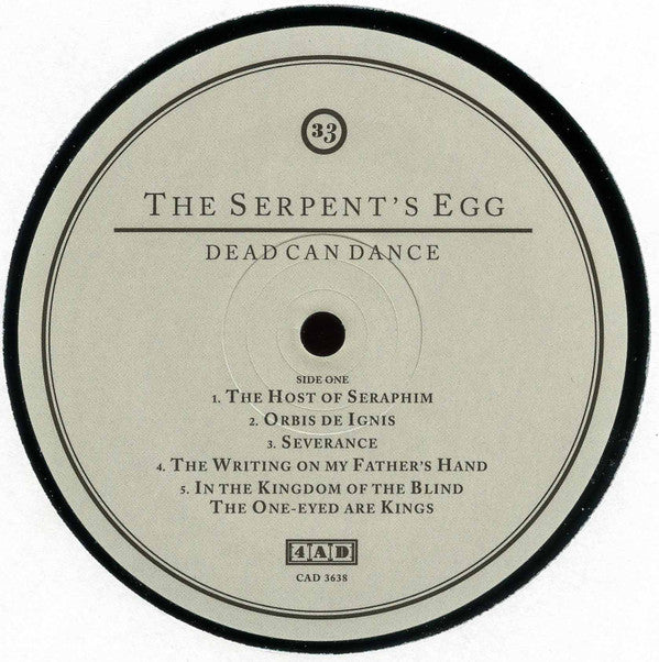 Dead Can Dance : The Serpent's Egg (LP, Album, RE)