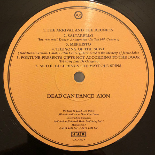 Dead Can Dance : Aion (LP, Album, RE)