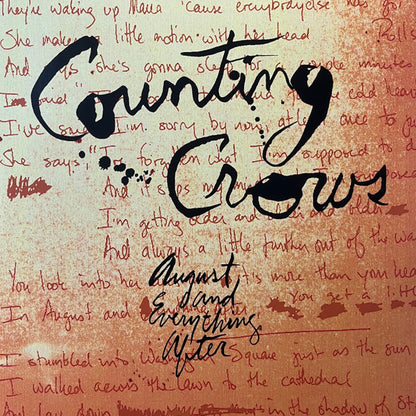 Counting Crows : August And Everything After (2xLP, Album, RE, 180)