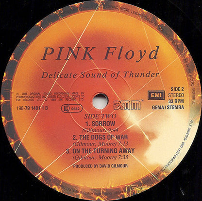 Pink Floyd - Delicate Sound Of Thunder (2xLP, Album, Gat) (Very Good (VG))