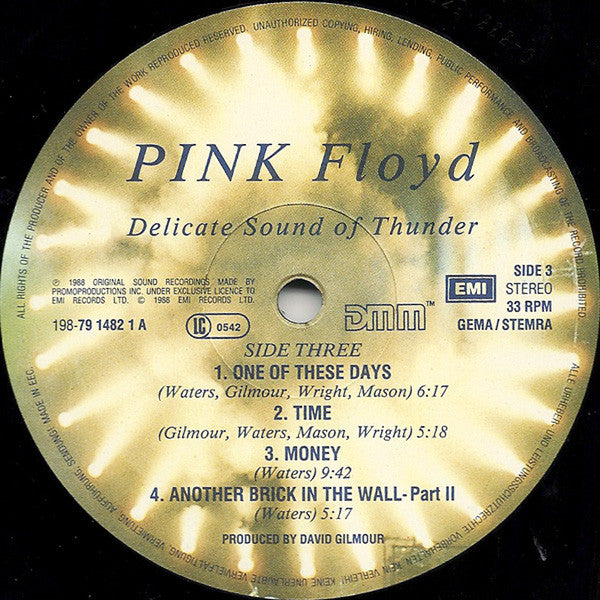 Pink Floyd - Delicate Sound Of Thunder (2xLP, Album, Gat) (Very Good (VG))