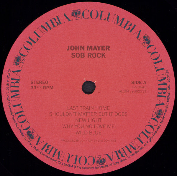 John Mayer - Sob Rock (LP, Album) (Mint (M))