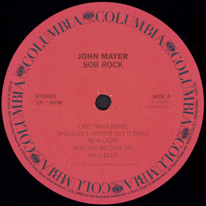 John Mayer - Sob Rock (LP, Album) (Mint (M))