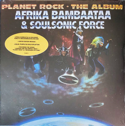 Afrika Bambaataa &amp; Soulsonic Force - Planet Rock - The Album (LP, Album, Ltd, RE, Cle) (Mint (M))